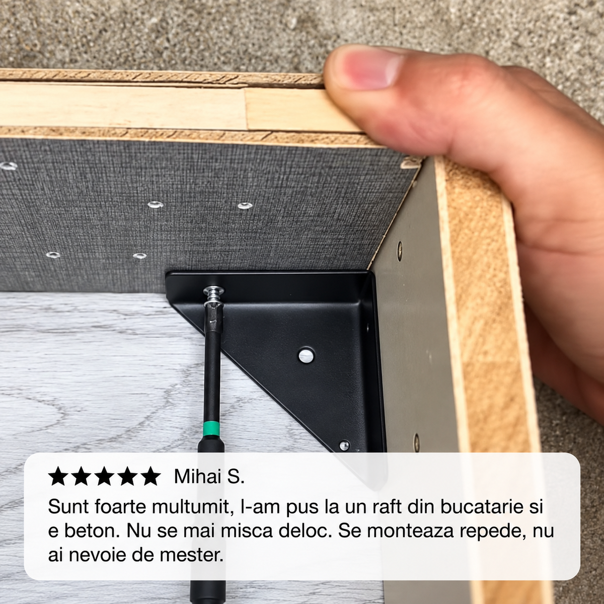 Colțar Metalic Îmbinare Mobilier