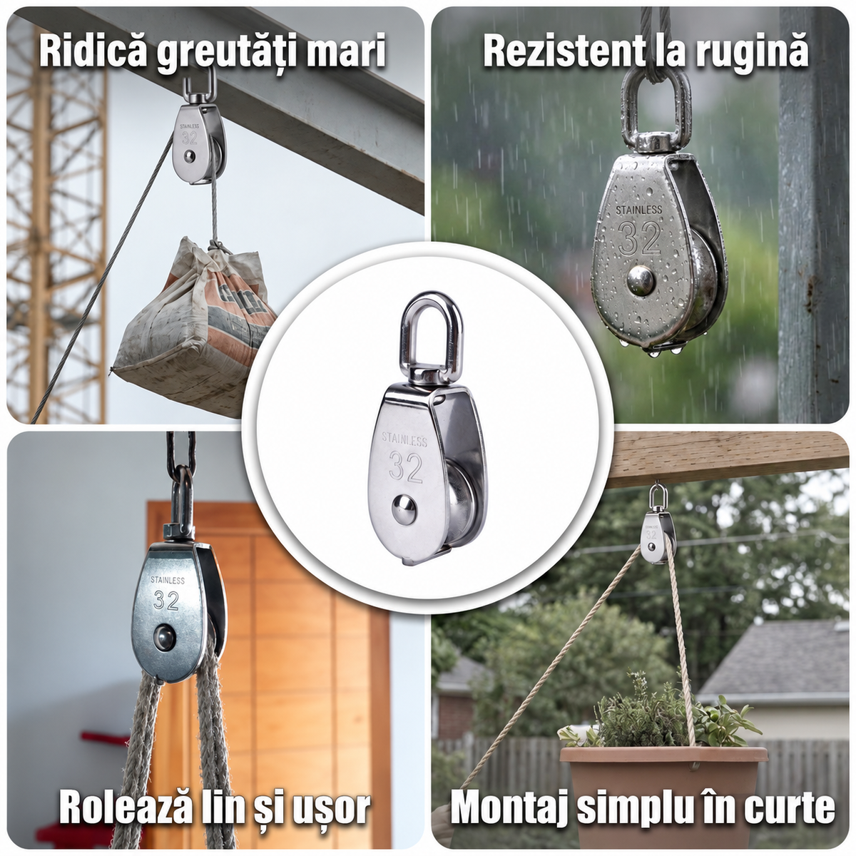 Bloc Scripete Oțel Inoxidabil