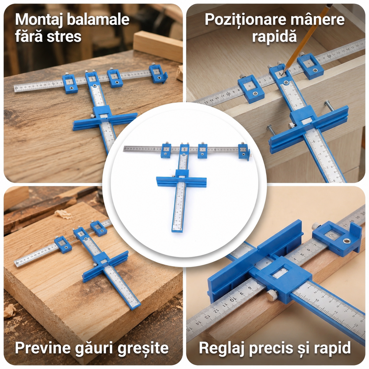 Jig Reglabil Găurire Precisă