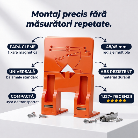 Placă Magnetică Montaj Balamale
