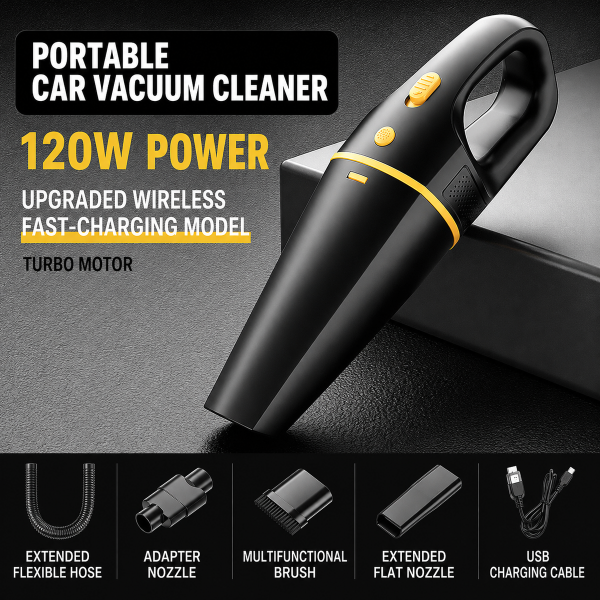 Aspirator Auto Portabil