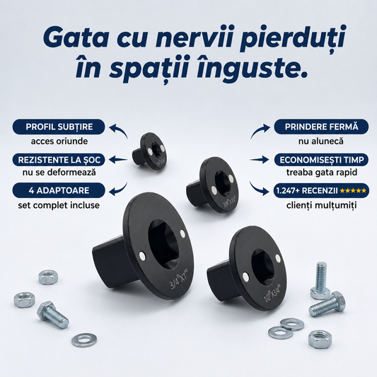 Set Adaptoare de Impact cu Profil Redus