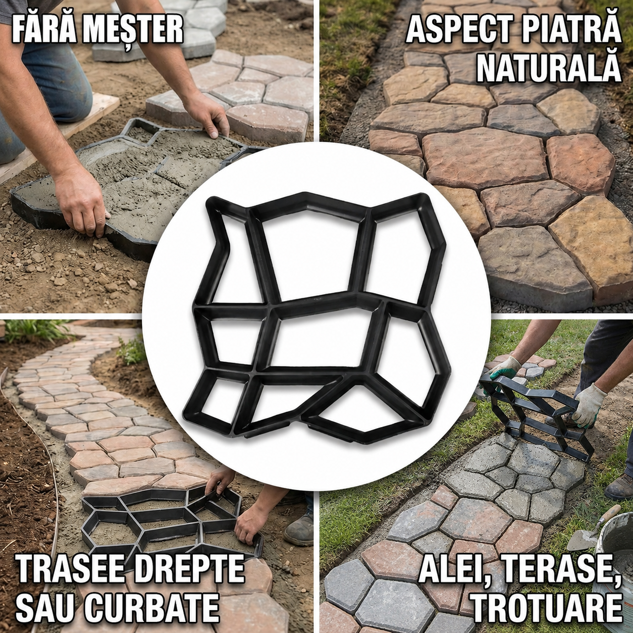Șablon Pavaj Piatră Beton
