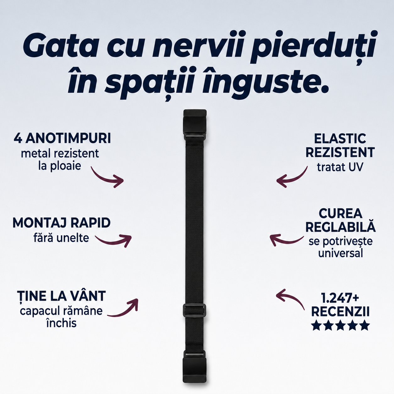 Blocare Capac Coș Gunoi