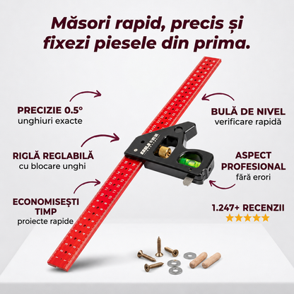 Riglă Reglabilă Multifuncțională