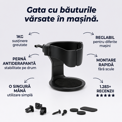 Suport Pahar Auto Ventilație