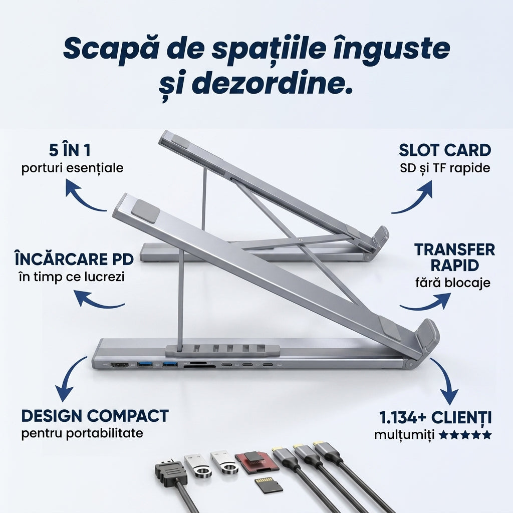 Stație Dock USB-C