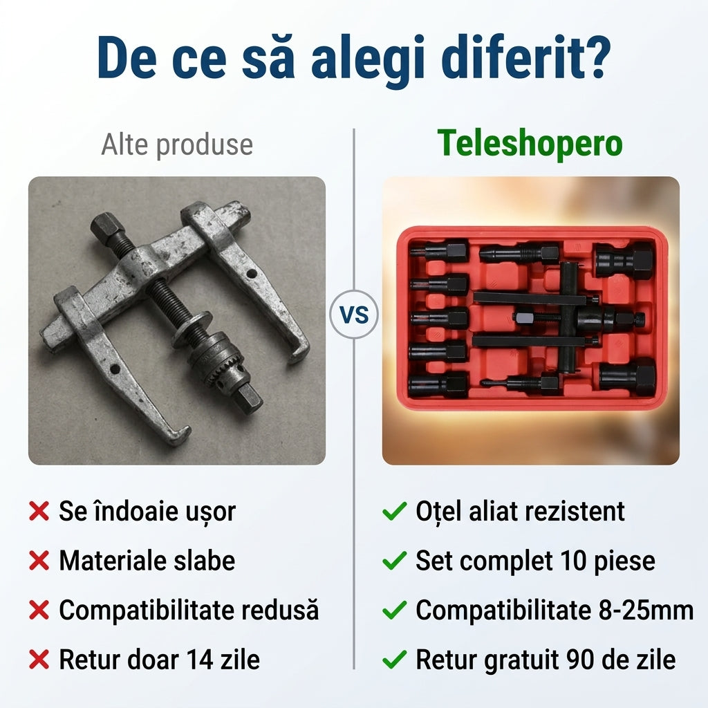 Set Extractoare Rulmenti 10 Piese