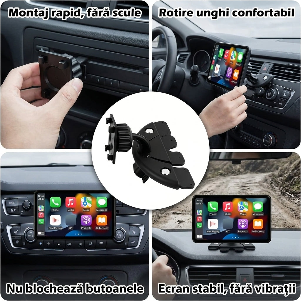 Suport CD Ecran Auto