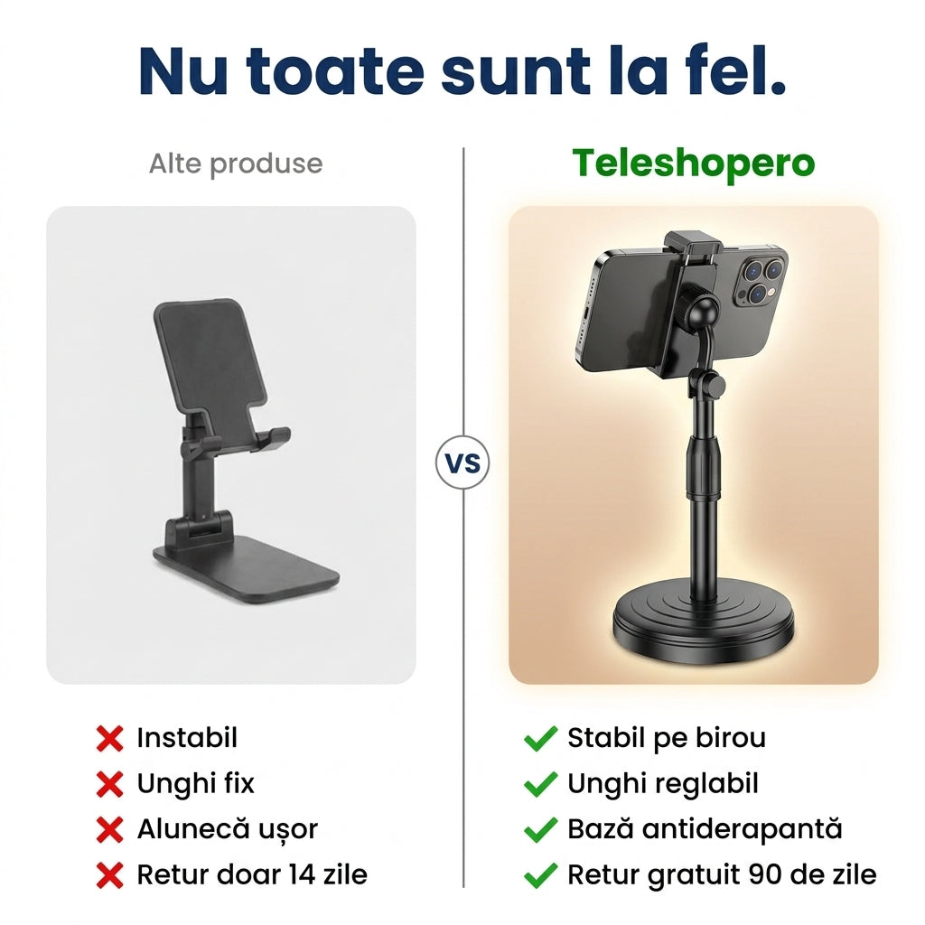 Suport Telefon Rotativ Stabil
