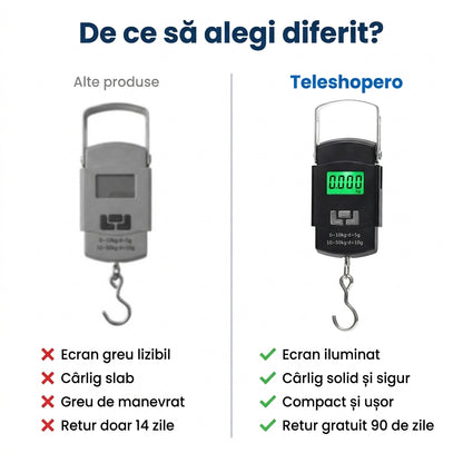 Cântar Electronic cu Cârlig
