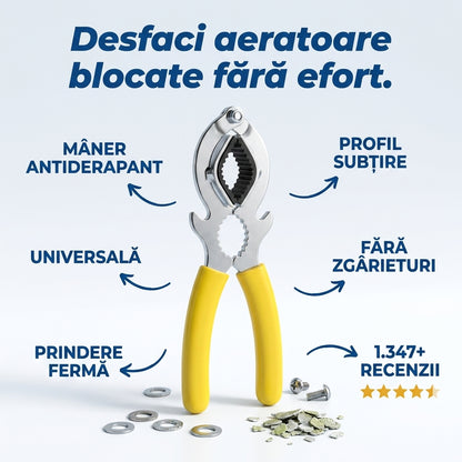 Cheie Multifuncțională Robinet Inox
