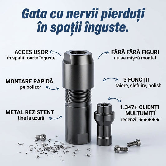 Adaptor Unghiular 3/6 mm Polizor tip M14