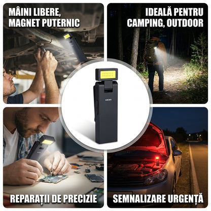 Lanternă Magnetică LED COB