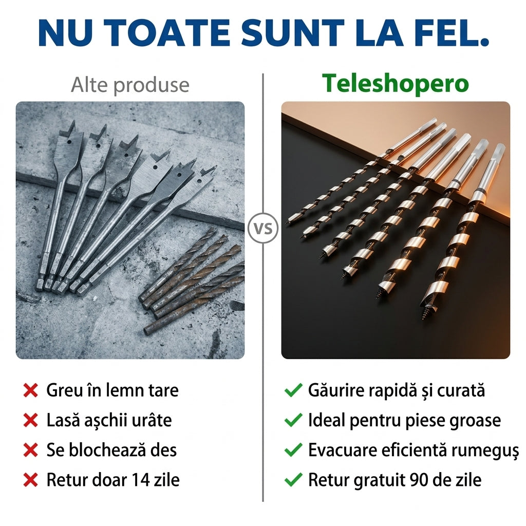 Burghiu Răsucit Lemn 230mm