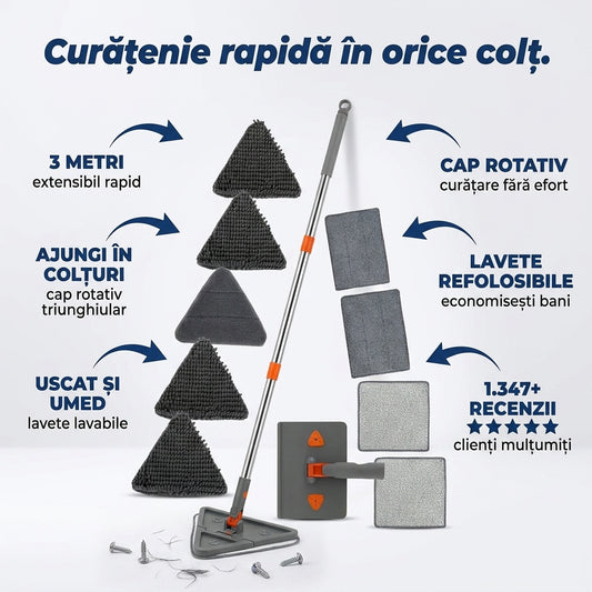 Mop Multifuncțional Pereți Plafoane