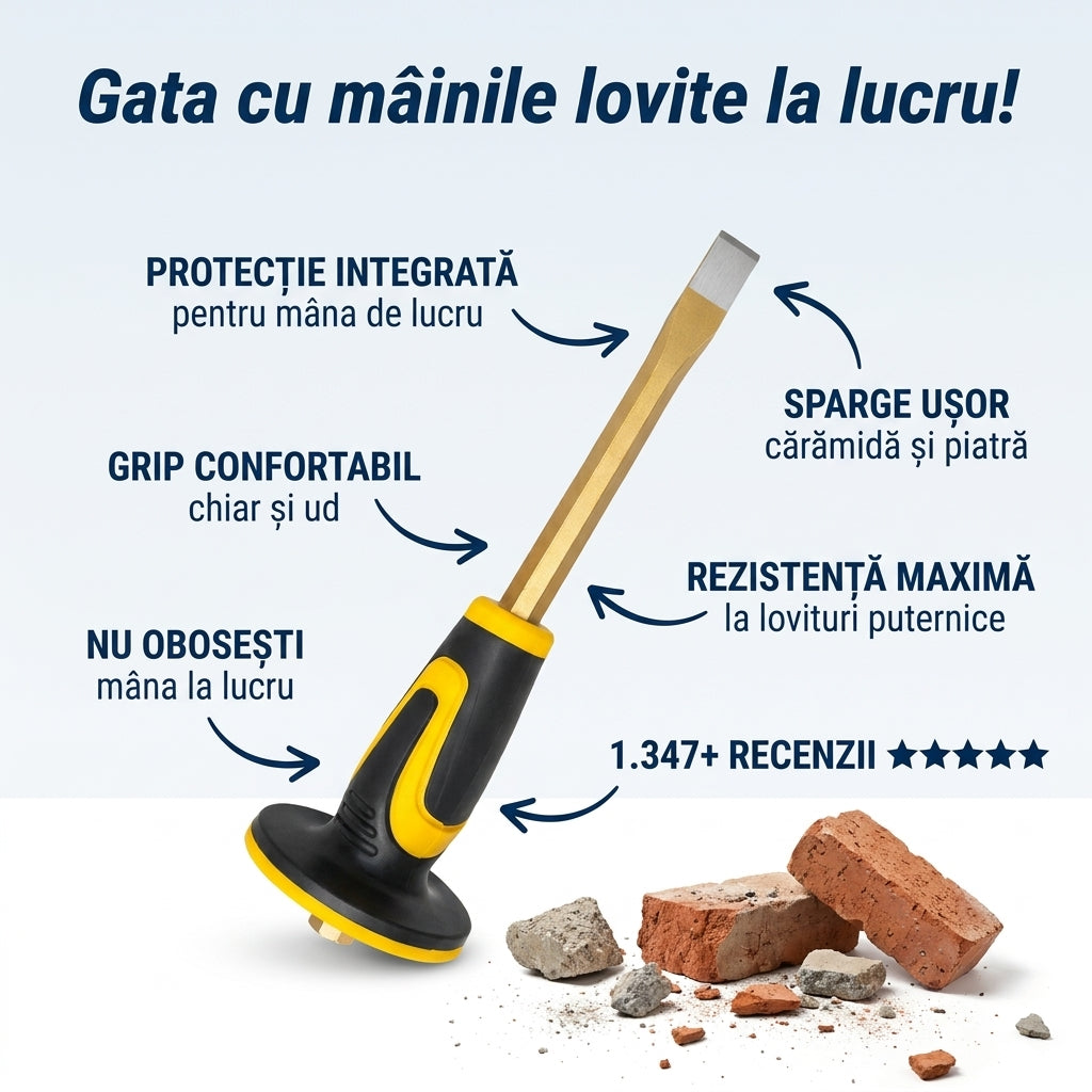 Daltă Zidărie Cu Protecție