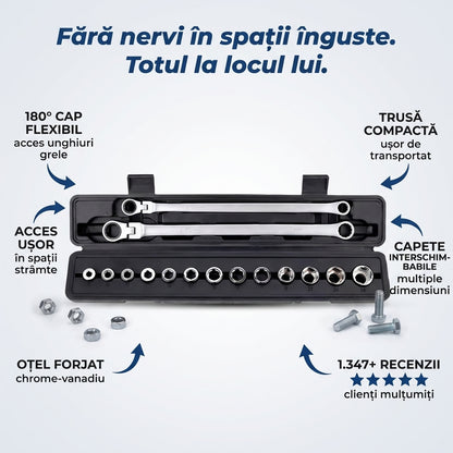 Set Chei Clichet Reglabil