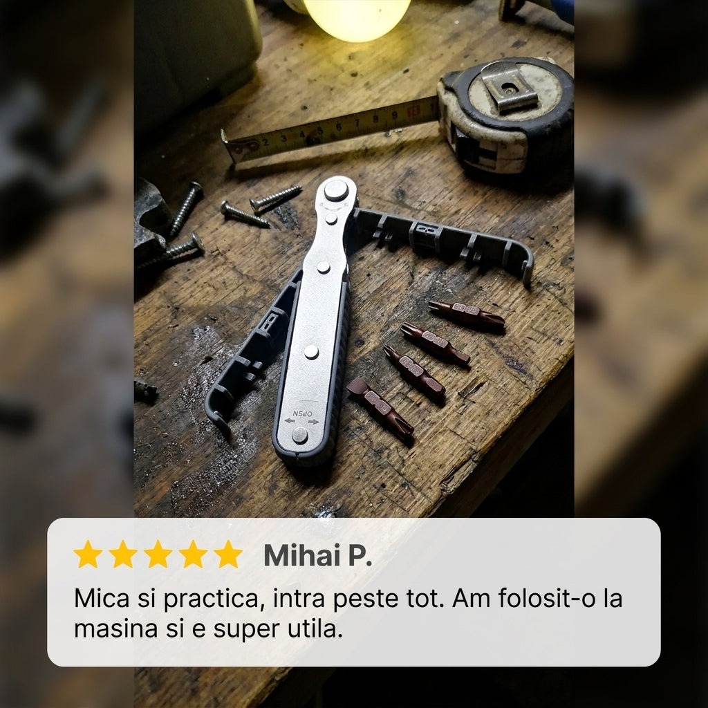 Șurubelniță Clichet Unghiulară