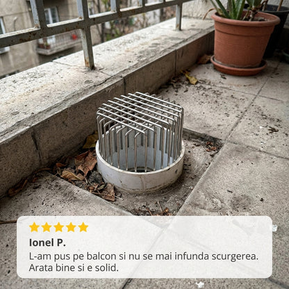 Capac Scurgere Inox Antiînfundare