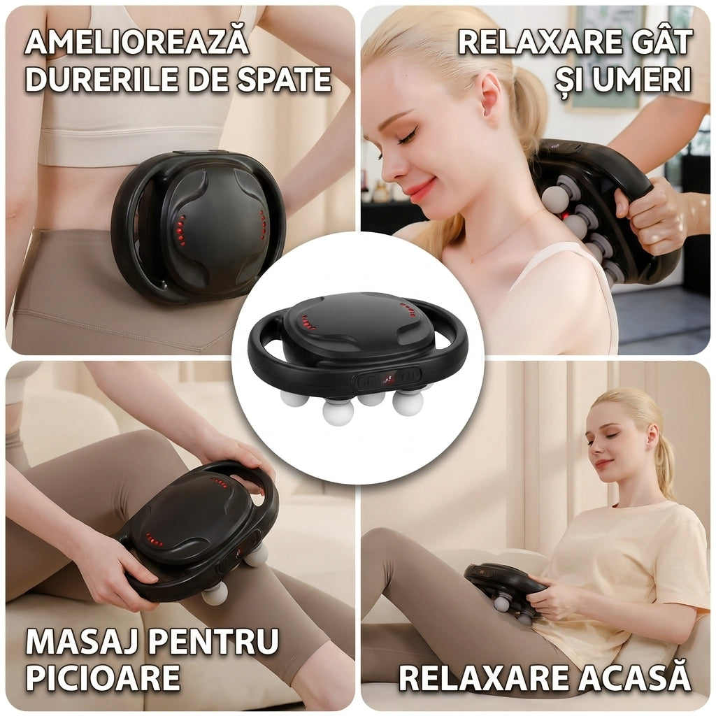APARAT DE VIBROMASAJ CU 8 BILE