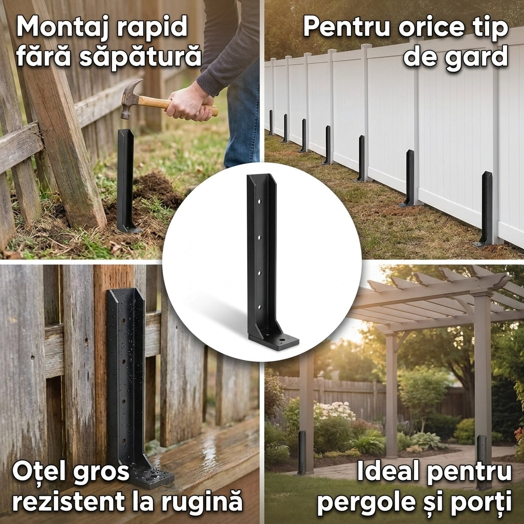 Ancoră Reparație Stâlpi Gard