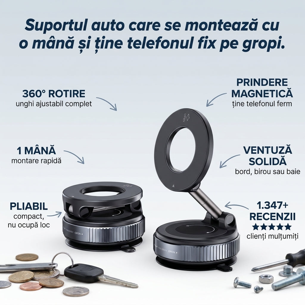 Suport Magnetic Telefon Pliabil