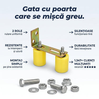 set 2 Role Ghidaj Poartă Glisantă