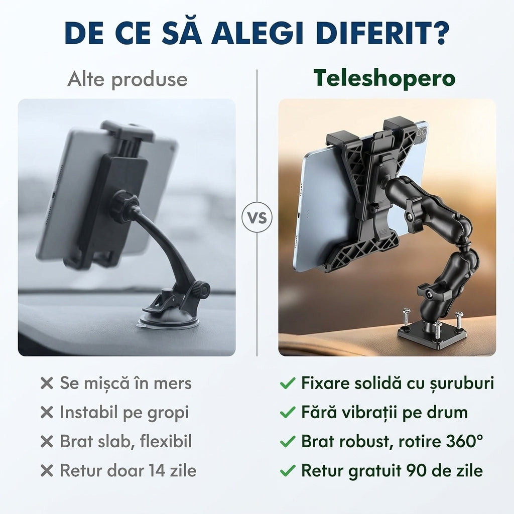 Suport Tabletă Flexibil Mașină
