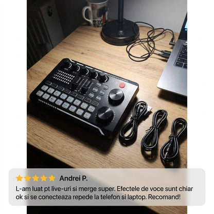 Mixer Audio pentru Transmisiuni Live
