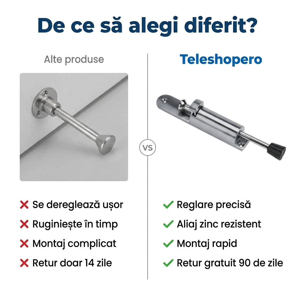 Opritor Ușă Reglabil Zinc