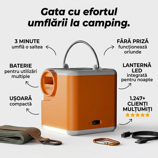 Pompă Aer Mini Portabilă