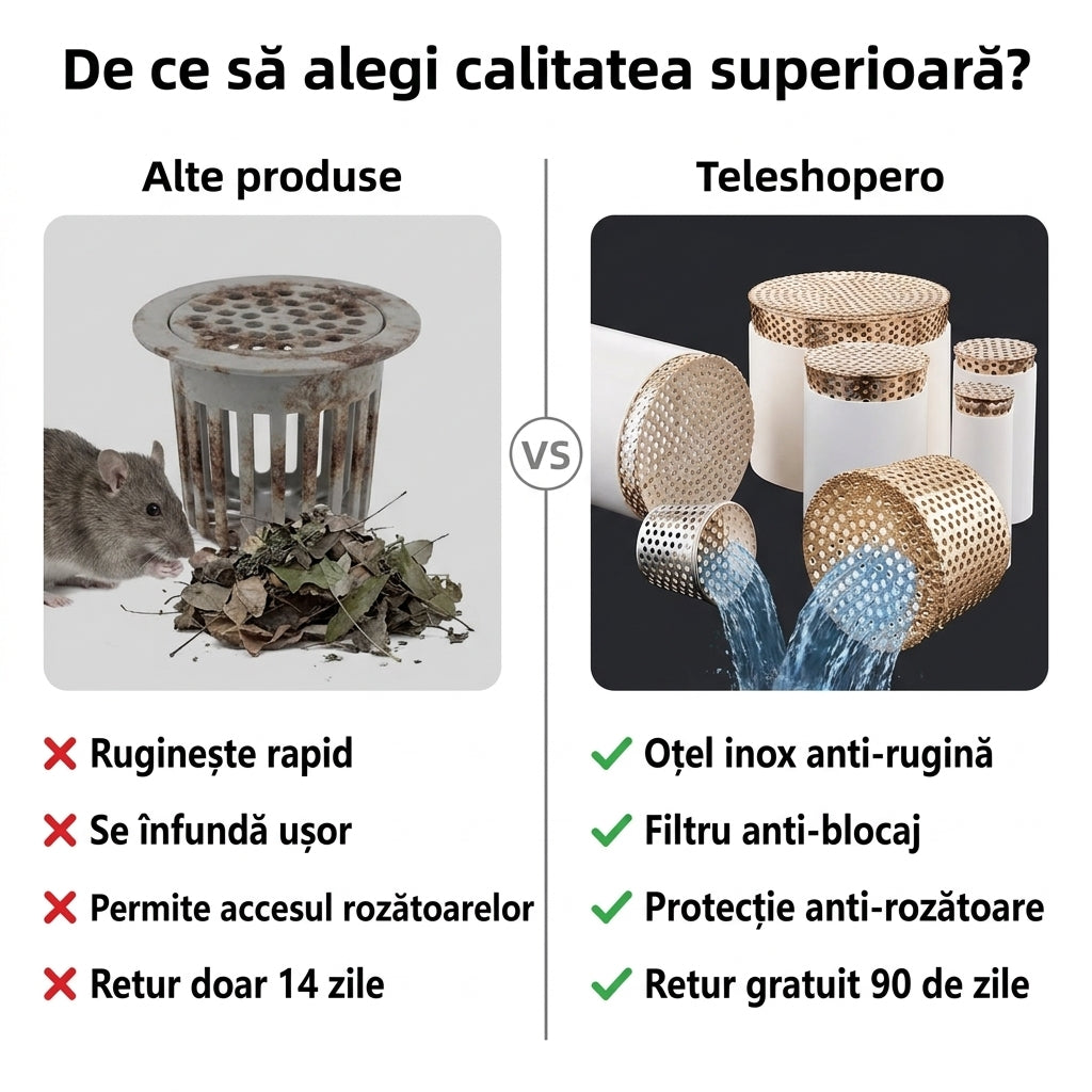 Scurgere Inox Terasă