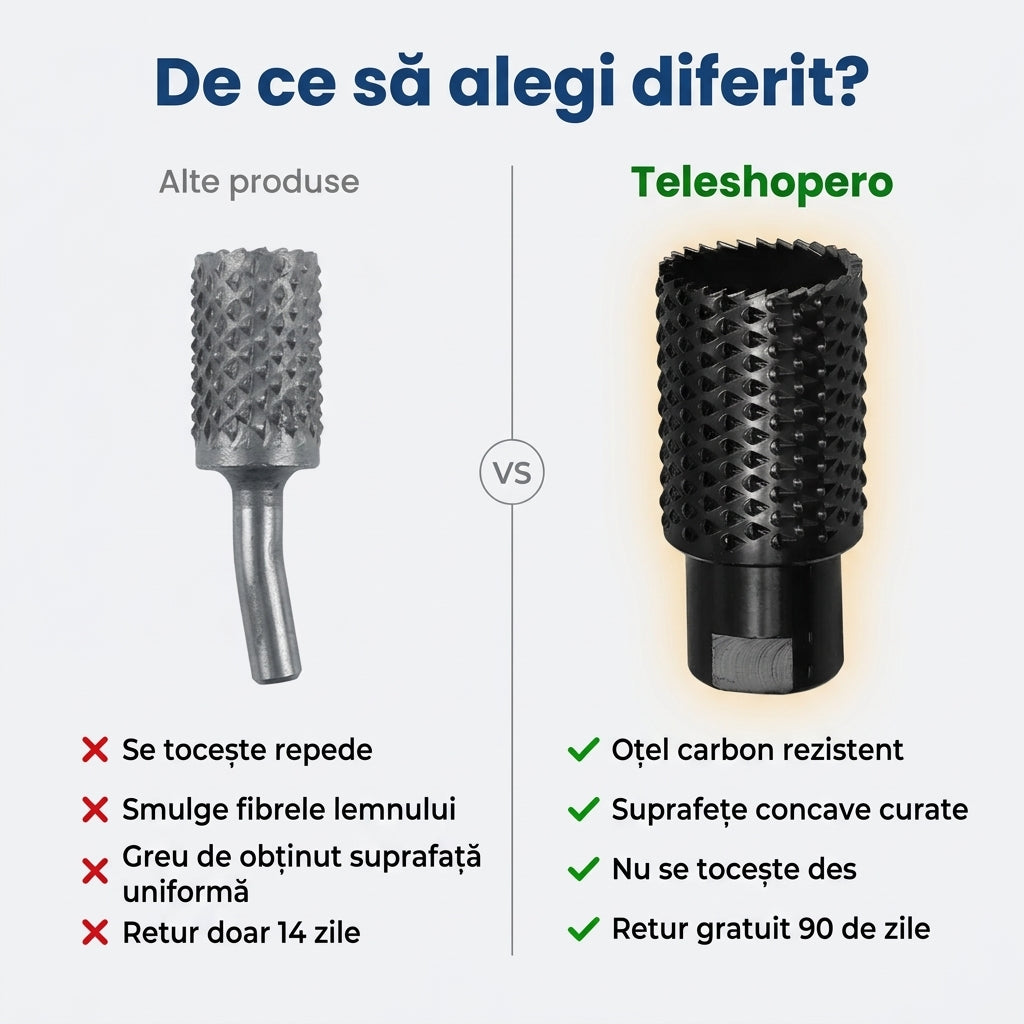 Cap Șlefuire Cilindric Lemn
