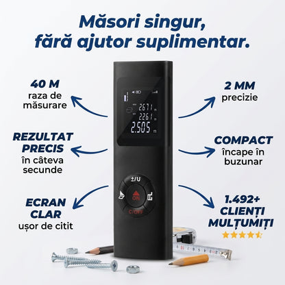 Măsurător Laser Compact