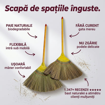 Mătură Paie Naturale Rezistentă