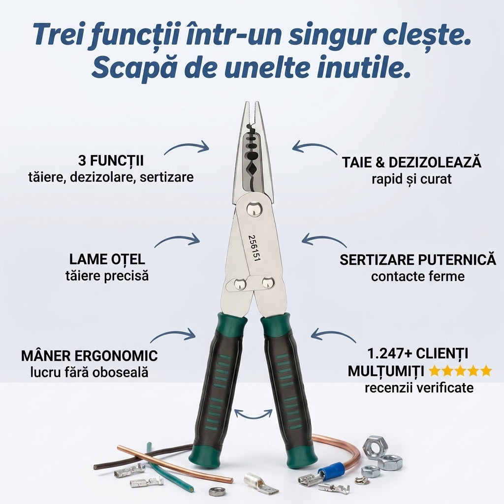 Clește Multifuncțional de Precizie