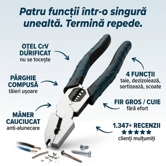 Clește Multifuncțional 4-in-1