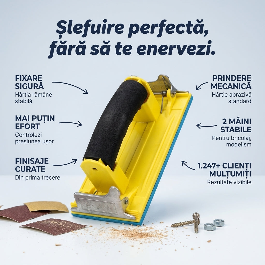 Suport Șlefuire Manuală Hârtie