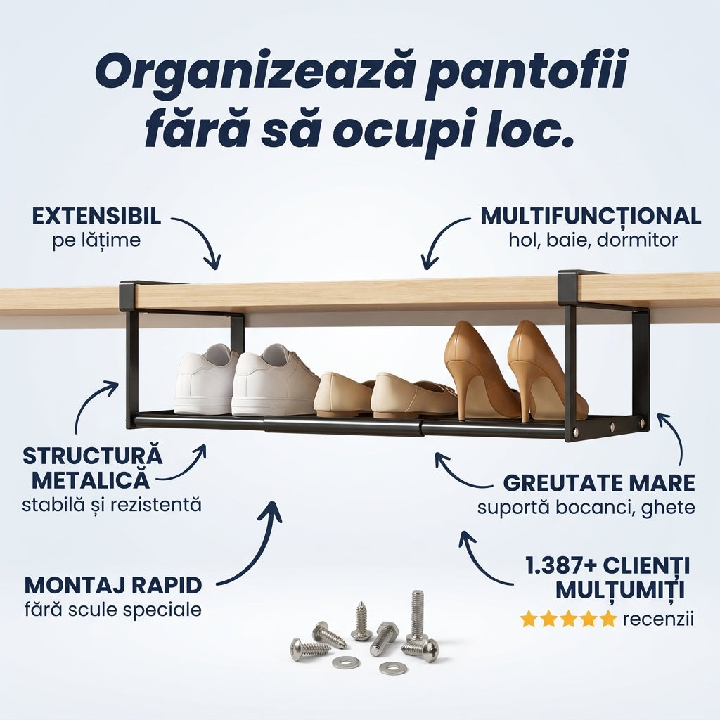 Raft Pantofi Expandabil