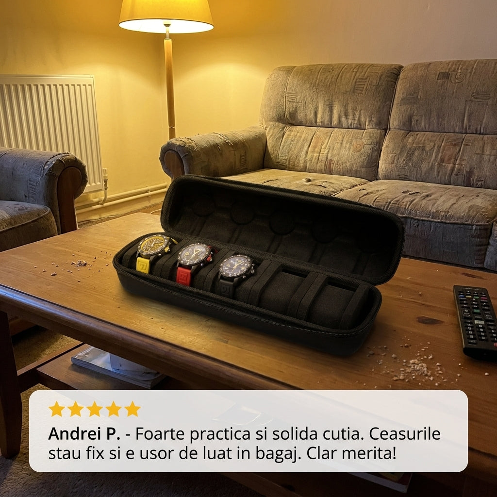 Organizator Ceasuri Hard Shell
