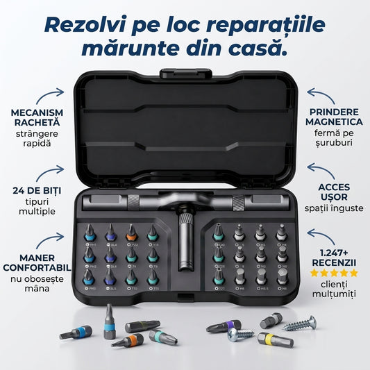 Set Șurubelniță Rachetă Magnetică