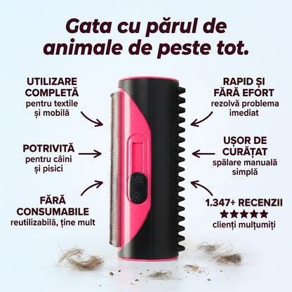 Perie Dublă Păr Animale