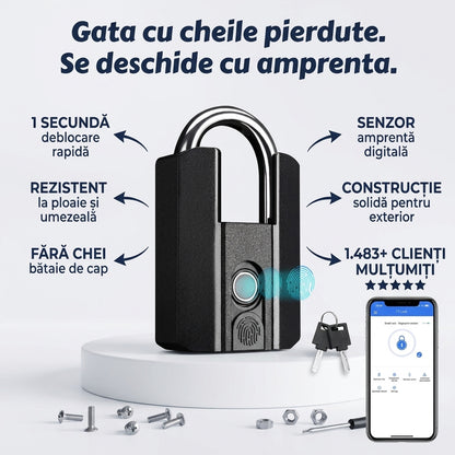 Lacăt Inteligent cu Amprentă