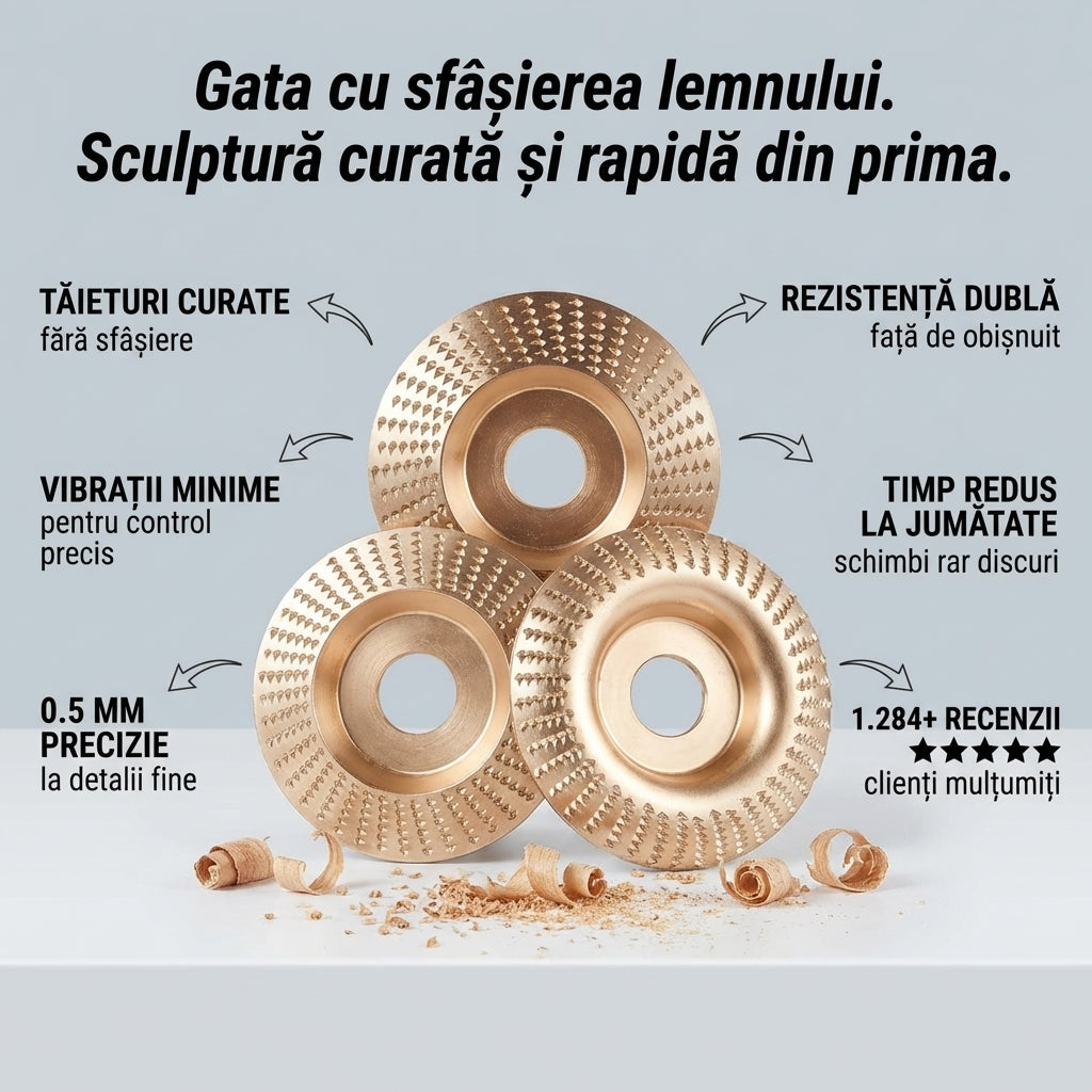 Discuri Sculptură Lemn