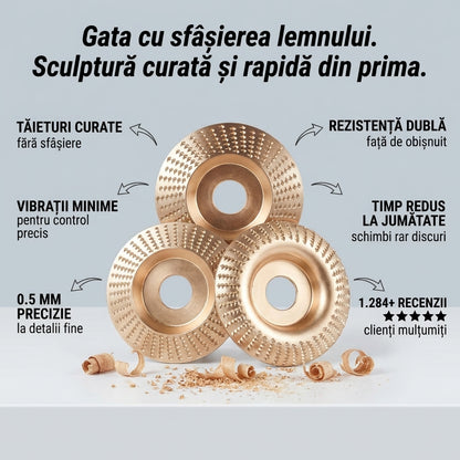 Discuri Sculptură Lemn