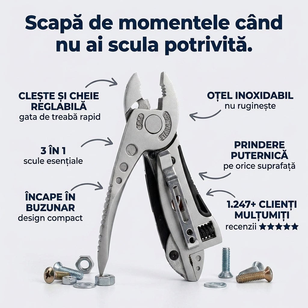 Multitool Clește Pliabil Portabil