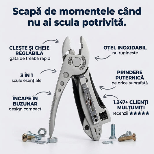 Multitool Clește Pliabil Portabil