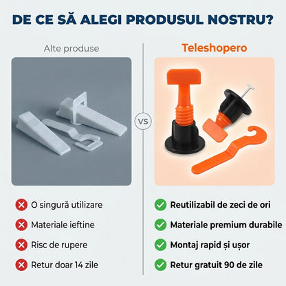 Nivelator Plăci Ceramice Reutilizabil