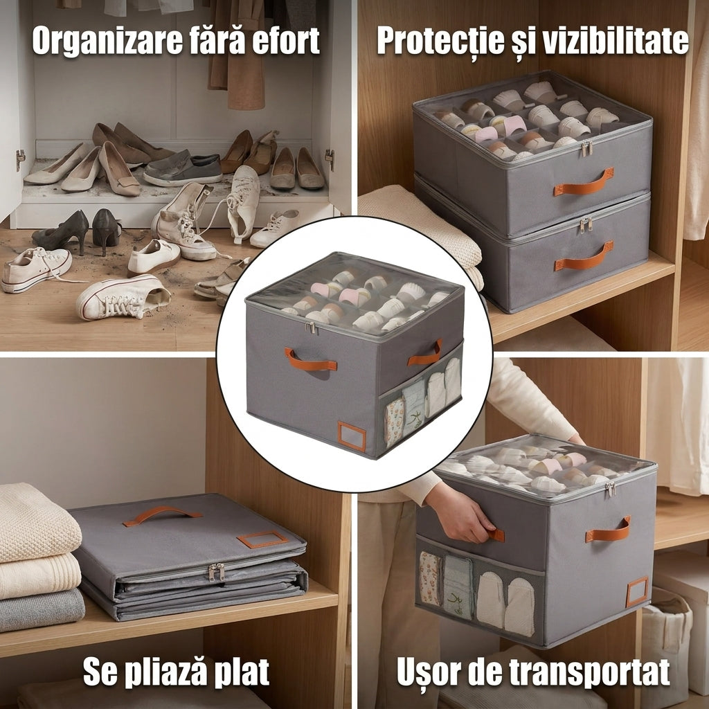 Cutie Organizare Încălțăminte Pliabilă